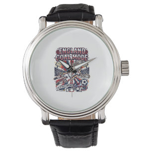 Reloj De Pulsera Modo Gol Inglaterra Esqueleto Delantero Naciones R