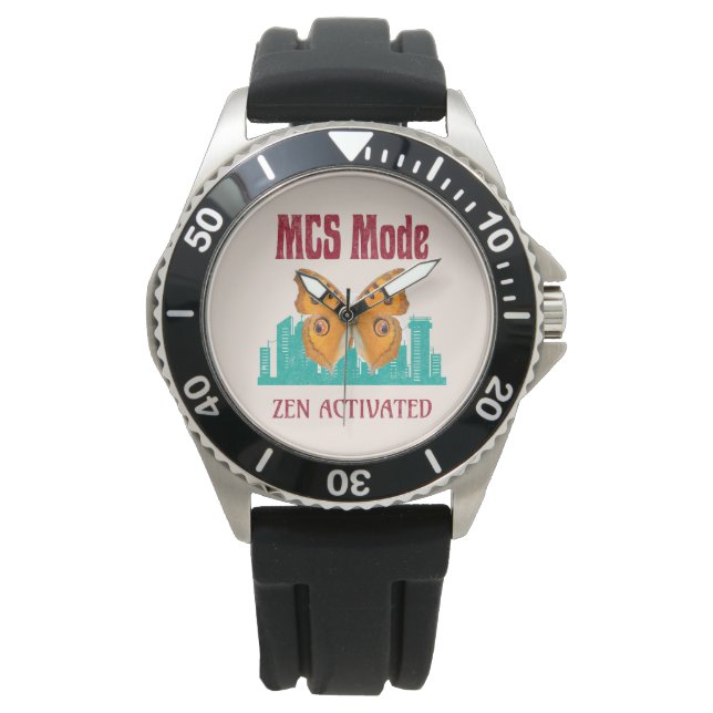 Reloj De Pulsera Modo MCS de sensibilización sobre sensibilidad quí (Anverso)