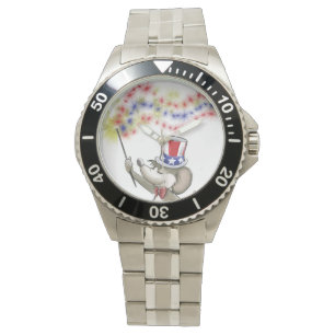 Reloj De Pulsera Moe's Happy 4th of July Watch