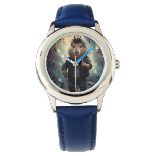 Reloj De Pulsera "Mohawk Capybara: ¡Rockin' el río!"