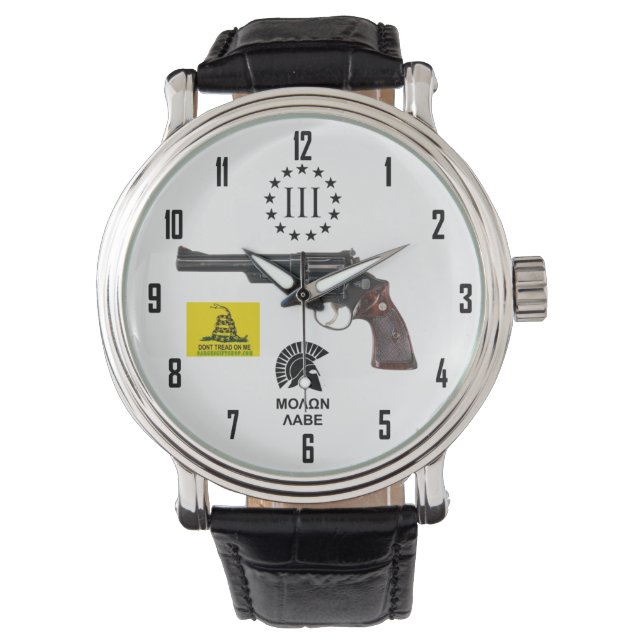 RELOJ DE PULSERA MOLON LABE (Anverso)