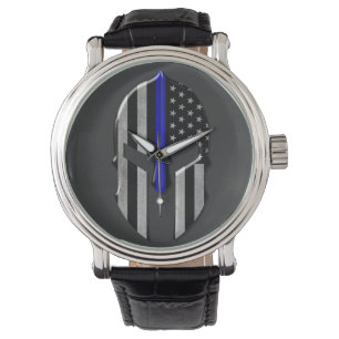 Reloj De Pulsera Molon Labe enrarece Blue Line