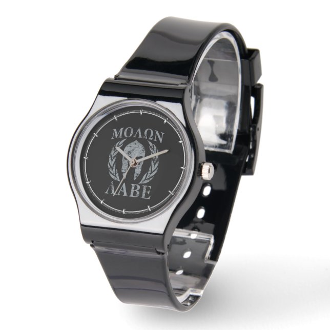 Reloj De Pulsera Molon Labe Grunge Spartan Armor (Ángulo)