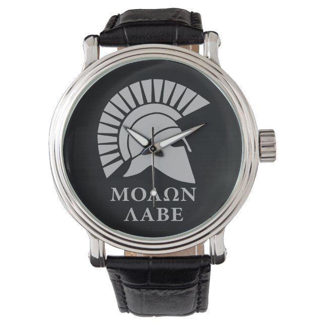 Reloj De Pulsera Molon Labe, ven y tómalos vers01 (Anverso)