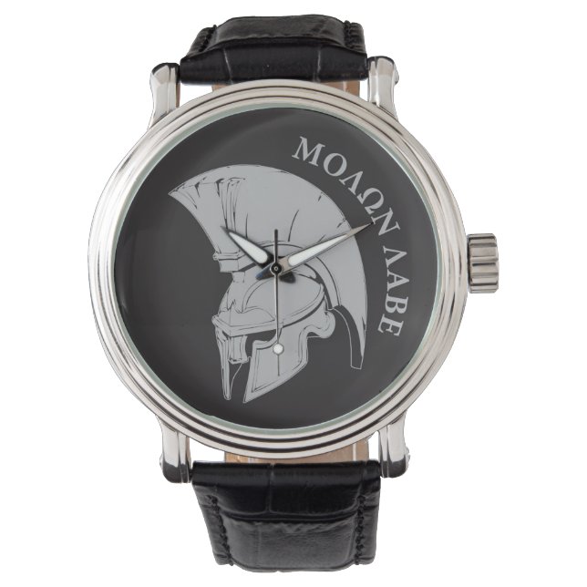 Reloj De Pulsera Molon Labe, ven y tómalos vers02 (Anverso)