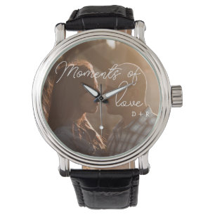 Reloj De Pulsera Momentos de amor, pareja enamorada