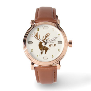 Reloj De Pulsera Momentos en el ciervo salvaje
