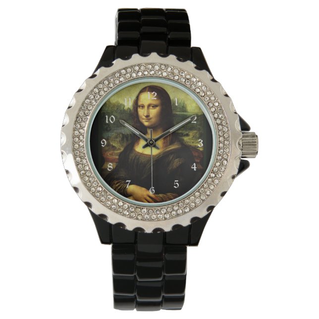 Reloj De Pulsera Mona Lisa, pintura famosa, (Anverso)