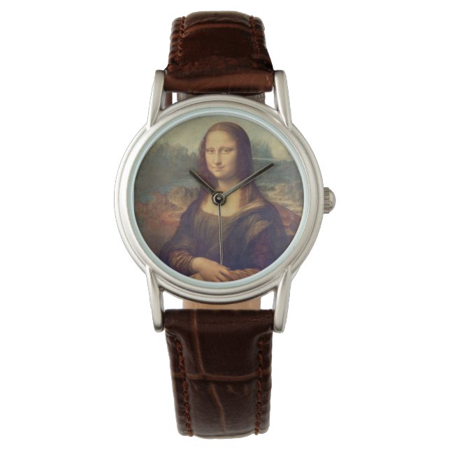 Reloj De Pulsera Mona Lisa por Leonardo da Vinci (Anverso)