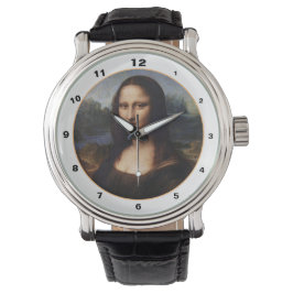 Reloj De Pulsera Mona Lisa y Leonardo da Vinci /vintage Italia Watc