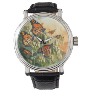 Reloj De Pulsera Monarch Butterflies Gathering REF217 - Watercolor