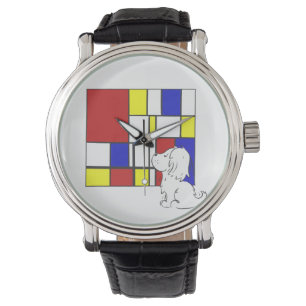 Reloj De Pulsera Mondrian Inspirado Manzanilla