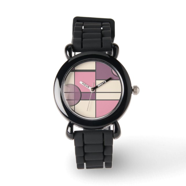 Reloj De Pulsera Mondrian y Pastell (Anverso)