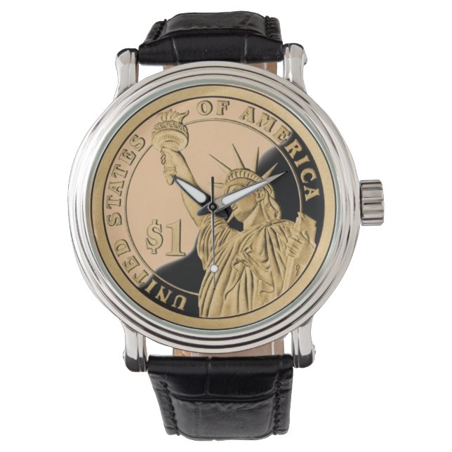 Reloj De Pulsera Moneda de la libertad (Anverso)