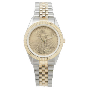 Reloj De Pulsera Moneda de oro de 1923 en St Gaudens $20