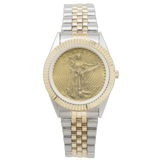 Reloj De Pulsera Moneda de oro de 1927 en St Gaudens $20