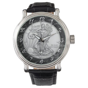 RELOJ DE PULSERA MONEDA DE PLATA DE LA LIBERTAD