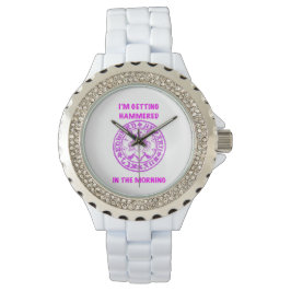 Reloj De Pulsera Moneda Golpeada Rosa para Detector de Metales