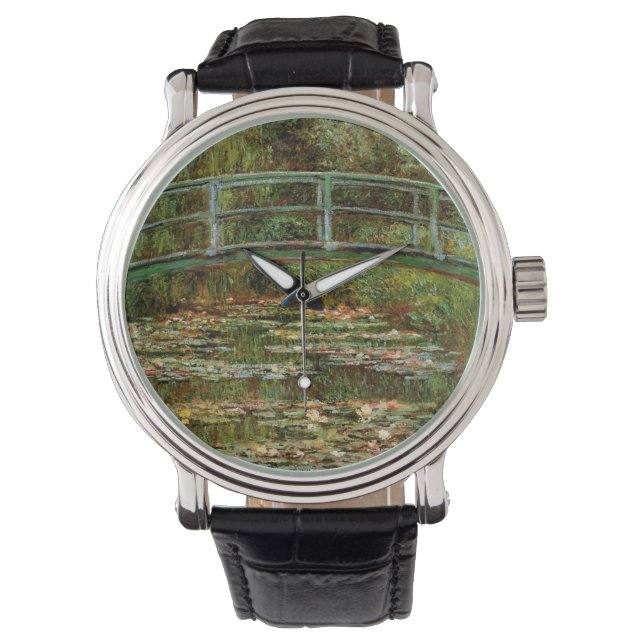 Reloj De Pulsera Monet French Bridge Giverney (Anverso)