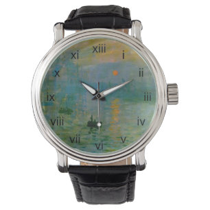 Reloj De Pulsera Monet Impression Sunrise