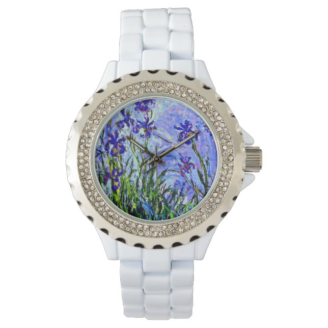 Reloj De Pulsera Monet - Lilac Irises (Anverso)