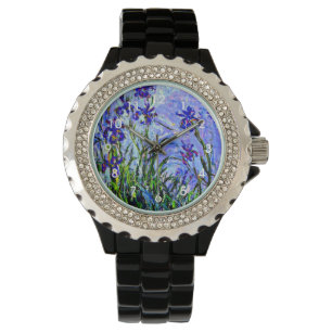 Reloj De Pulsera Monet - Lilac Irises