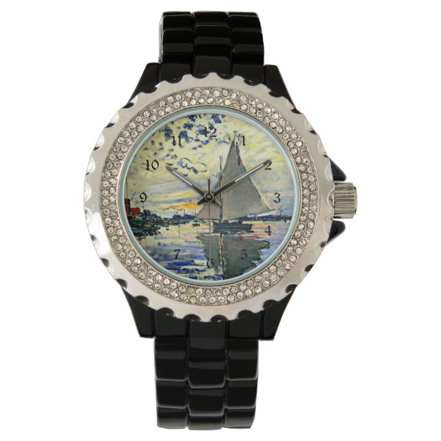 Reloj De Pulsera Monet - Velero en Petit Gennevilliers Watch (Anverso)