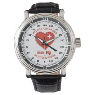 Reloj De Pulsera Monitoreo de presión arterial Enfermería Médica de