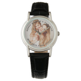 Reloj De Pulsera Monitoreo fotográfico personalizado con mensaje pe