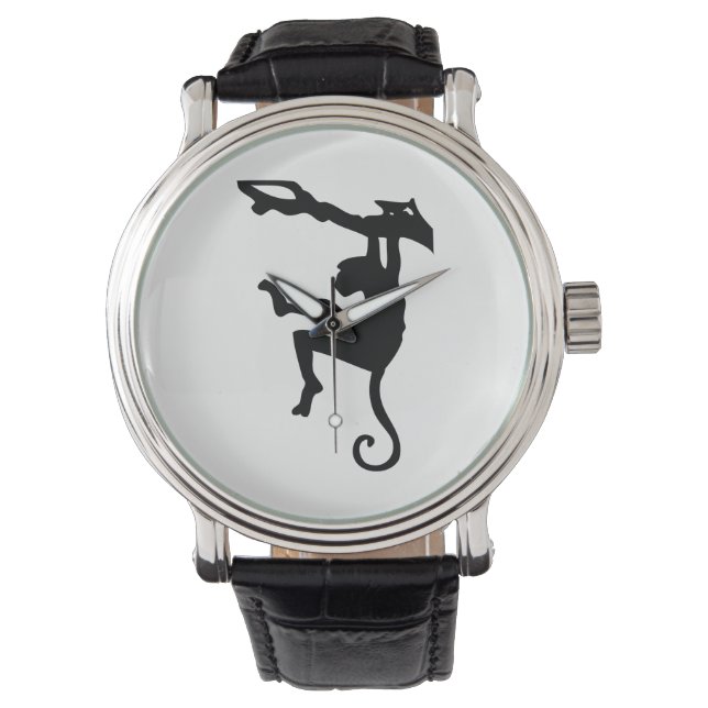 Reloj De Pulsera Monkey Silhouette (Anverso)