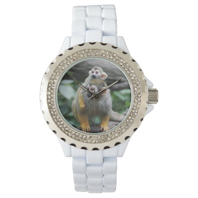 Reloj De Pulsera Mono Adorable de la ardilla (Anverso)