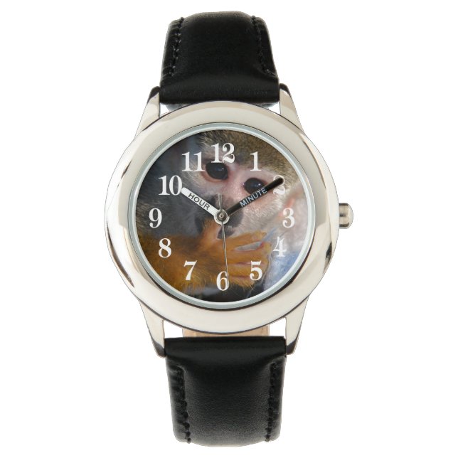 Reloj De Pulsera Mono de bebé lindo rescatado (Anverso)