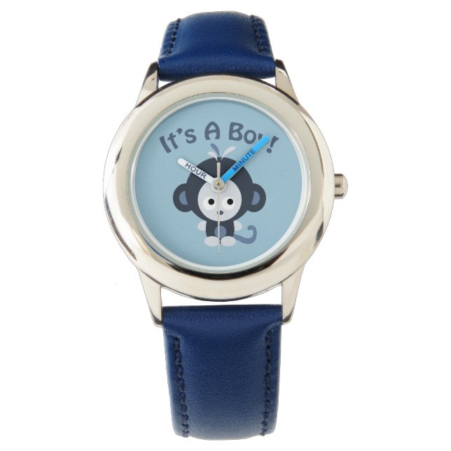 Reloj De Pulsera Mono lindo - ¡Es un chico! (Anverso)
