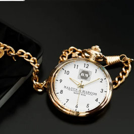 Reloj De Pulsera Monogram Custom Couple Names – Elegant gift
