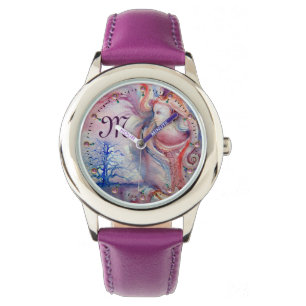 Reloj De Pulsera Monograma AVALON Magic & Mystery Pınk Blue Fantasy
