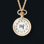 Reloj De Pulsera Monograma Daisy Necklace Watch<br><div class="desc">Monograma Daisy Necklace Watch</div>