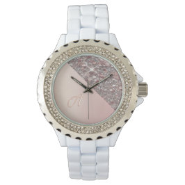 Reloj De Pulsera Monograma de oro Rosa elegante