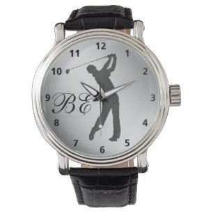 Reloj De Pulsera Monograma de Personalizable de Swinger de golf