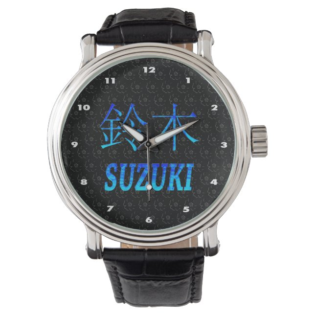 Reloj De Pulsera Monograma de Suzuki (Anverso)