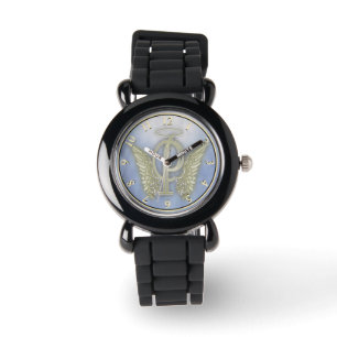 Reloj De Pulsera Monograma del ángel de la letra P