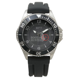 Reloj De Pulsera Monograma personalizado cazador con clase del
