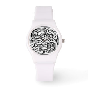 Reloj De Pulsera monograma victoriano del renacimiento celta S