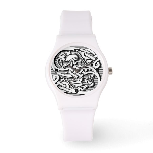 Reloj De Pulsera monograma victoriano del renacimiento celta S (Anverso)