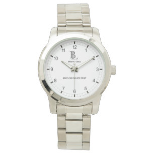 Reloj De Pulsera Monograma y nombre adaptables