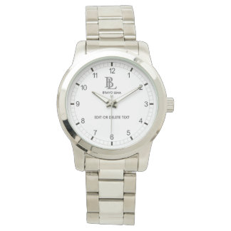 Reloj De Pulsera Monograma y nombre del personalizable