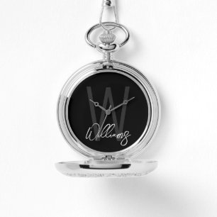 Reloj De Pulsera Monograma y nombre personalizados de escritura mod