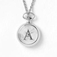 Monograma y nombre personalizados Pocket Watch