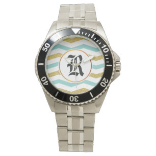 Reloj De Pulsera monograma y quevón