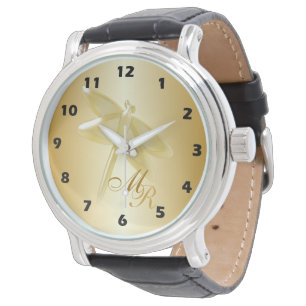 Reloj De Pulsera Monogramo Dragonfly