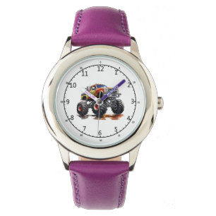 Reloj De Pulsera Monster Truck Kids Watch
